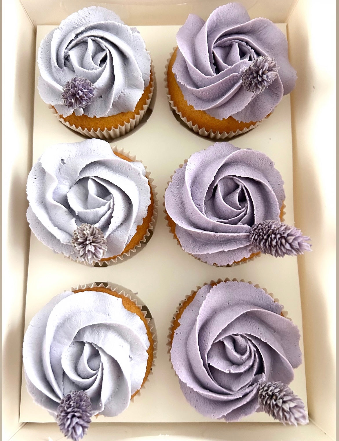 Lila cupcakes