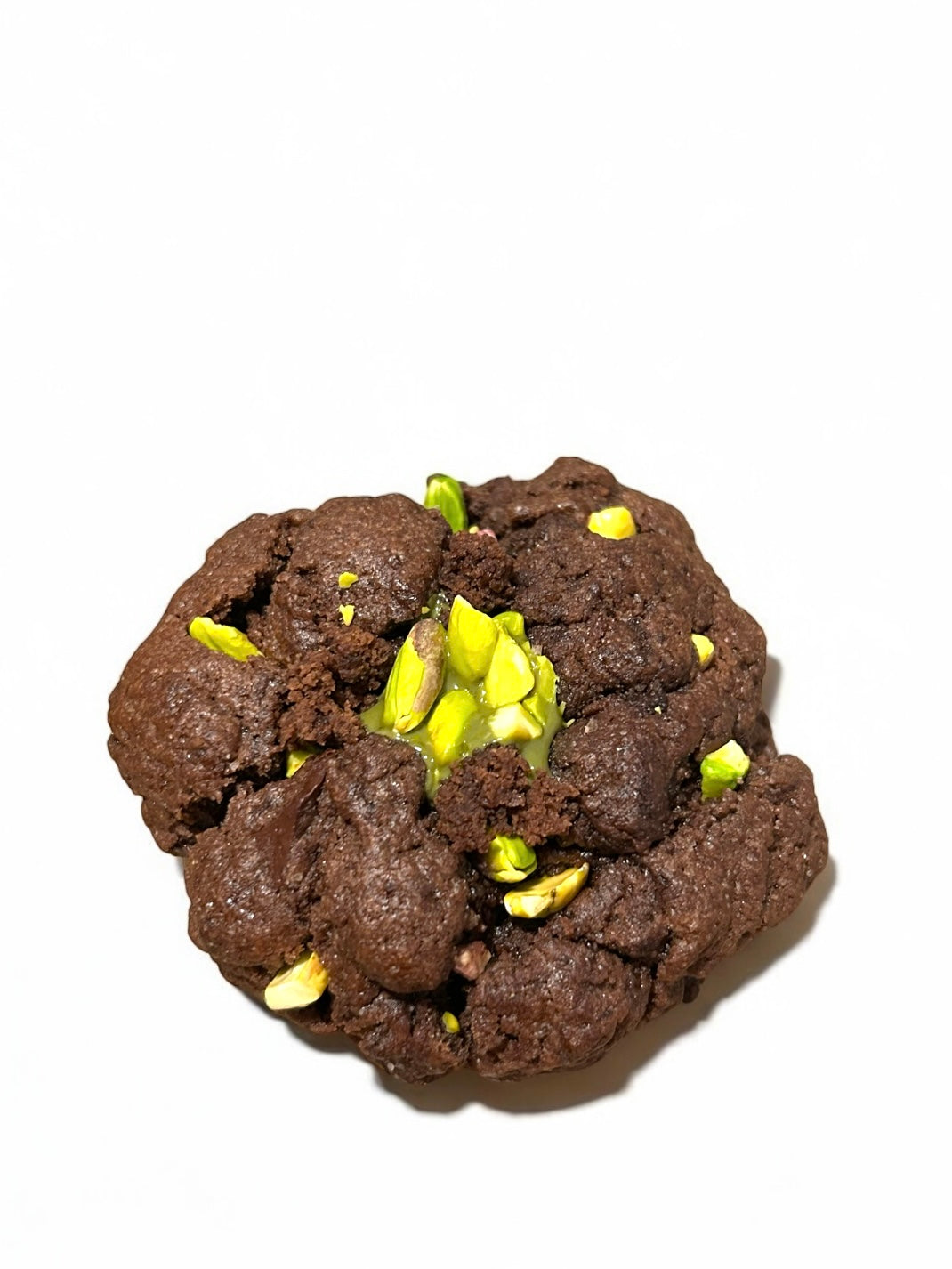 Stuffed pistachio brownie