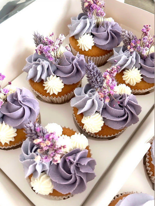 Lila cupcakes